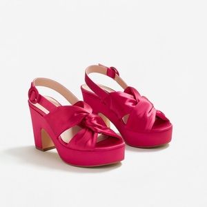 MANGO Red
Satin Platform Sandals